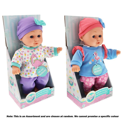 Gigo Dream Collection Cuddly Baby with Sound Assorted