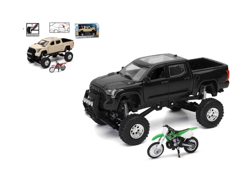 Diecast Toyota Tundra with Dirt Bike