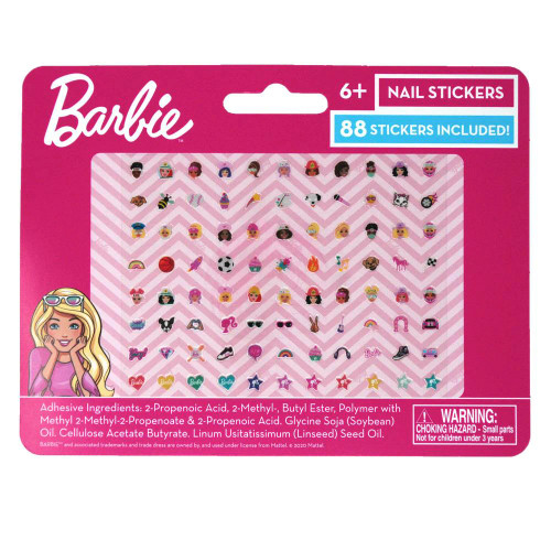 Barbie Nail Stickers - Uncle Pete's Toys