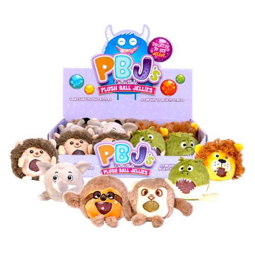 Plush Ball Jellies Wild Animals Uncle Pete
