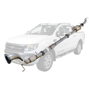 FORD RANGER PX 3.2L 9/2011 - 9/2016 3" STAINLESS TURBO BACK EXHAUST WITH CAT & MUFFLER