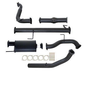 ISUZU MU-X 3.0L 4JJ1-TCX 2013 - 10/2016 3" TURBO BACK EXHAUST WITH MUFFLER & NO CAT