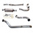 NISSAN PATROL GU Y61 3.0L 2000 -2016 UTE, WAGON 3" TURBO BACK STAINLESS EXHAUST WITH MUFFLER ONLY