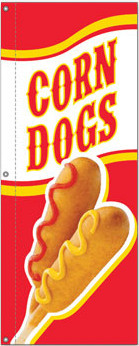 Picture Corn Dogs Flag