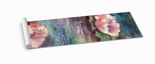 Everyone needs to find some time to find their own inner stillness. This mat will help be a comfortable reminder to find yours.

The Inner Stillness Yoga mat was created from an original Jacqueline Drake encaustic ( wax ) painting.
