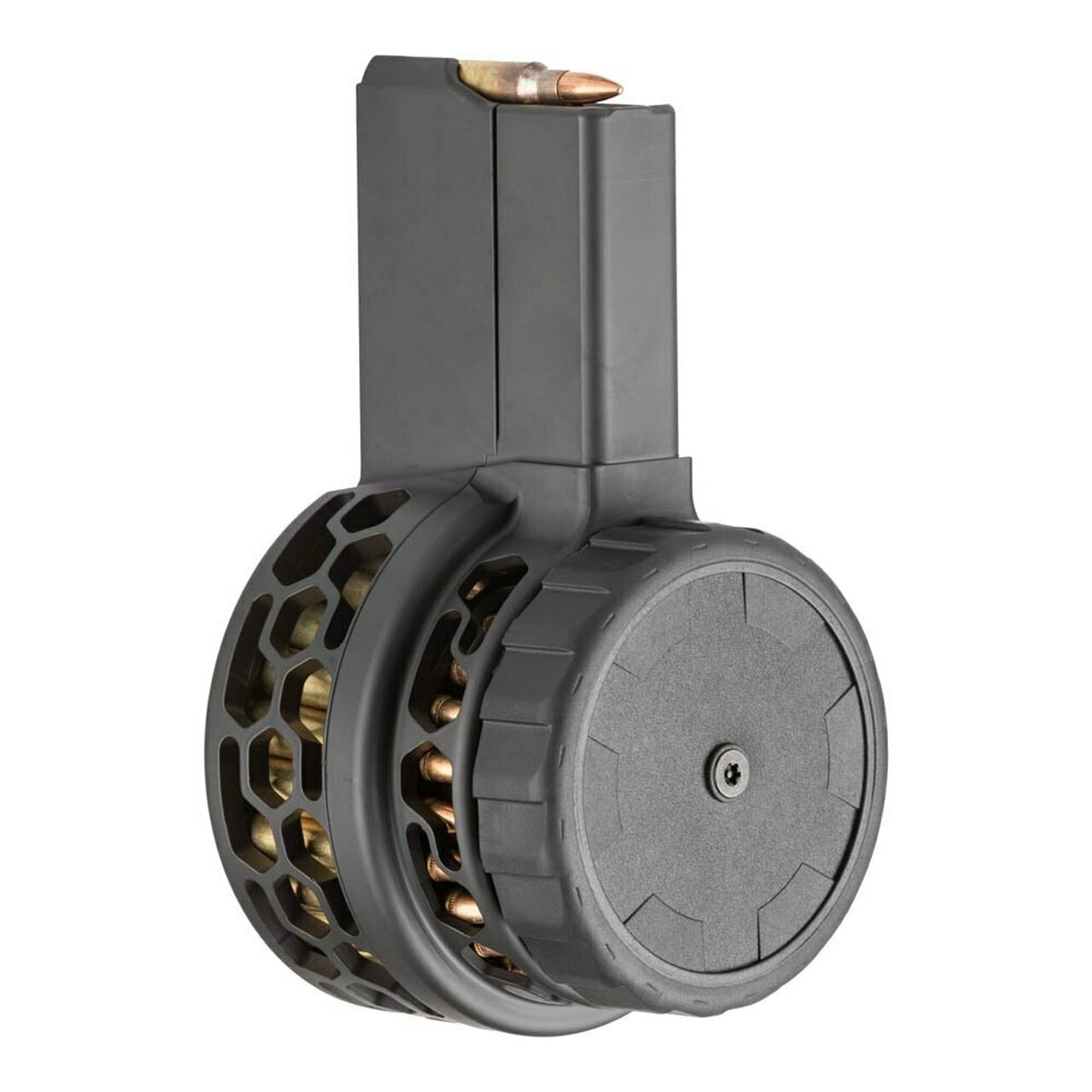 X 15 Hxp Skeletonized Ar15 High Capacity Drum Magazine X 15 Hxp Skeletonized Ar15 High Capacity Drum Magazine