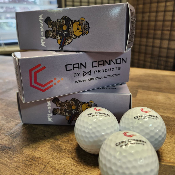 3 Pack Can Cannon Golf Balls