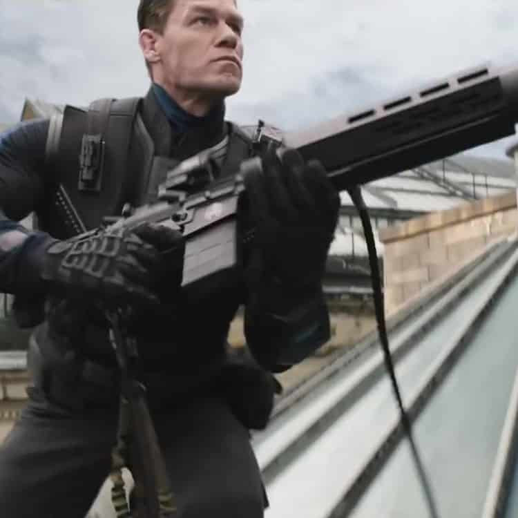 john cena with a gun