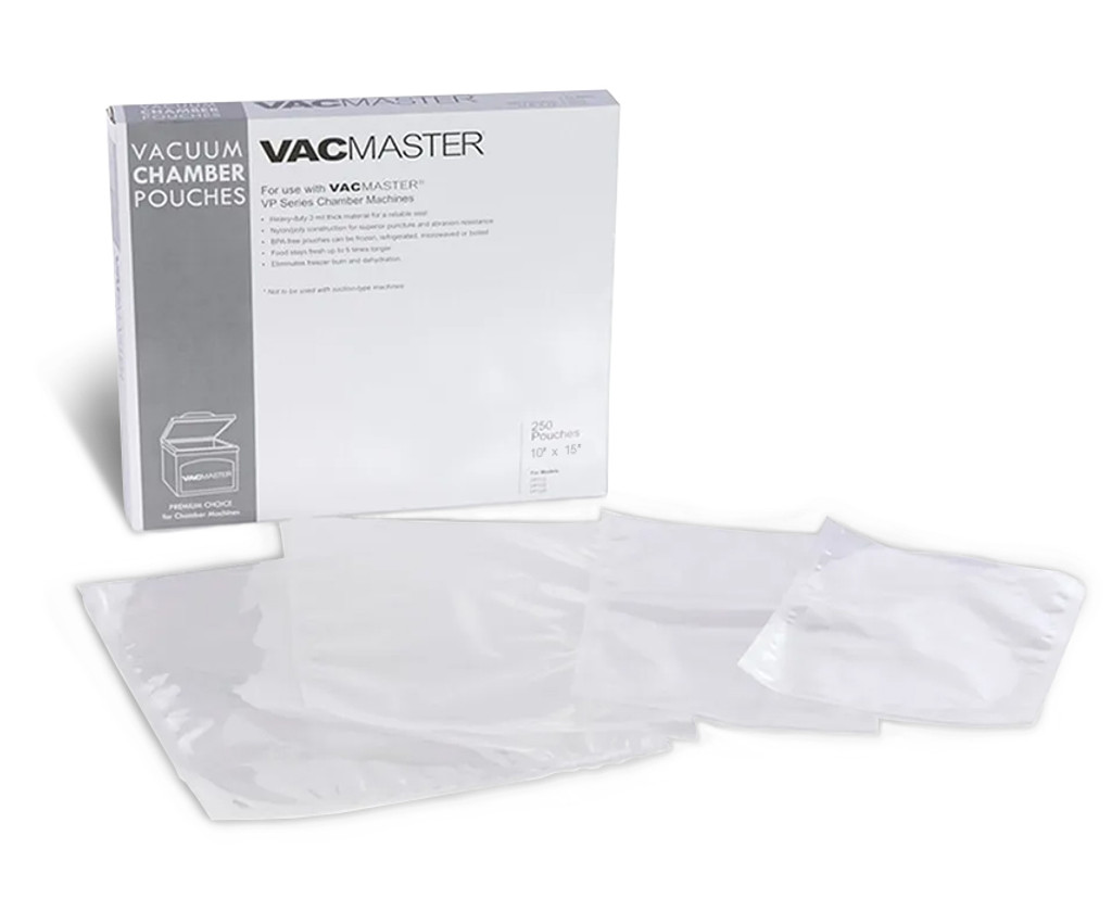 VacMaster 50721 vacuum sealer chamber zipper bags 10" x 15"