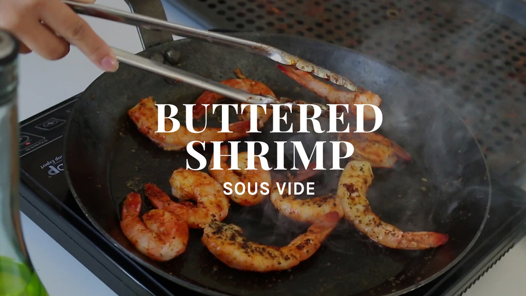 Buttered Shrimp Sous Vide Recipe