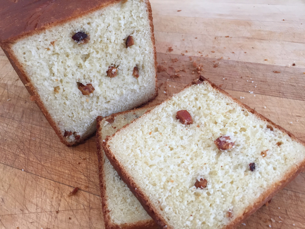 Sally Lunn Bacon Pullman Loaf Sous Vide