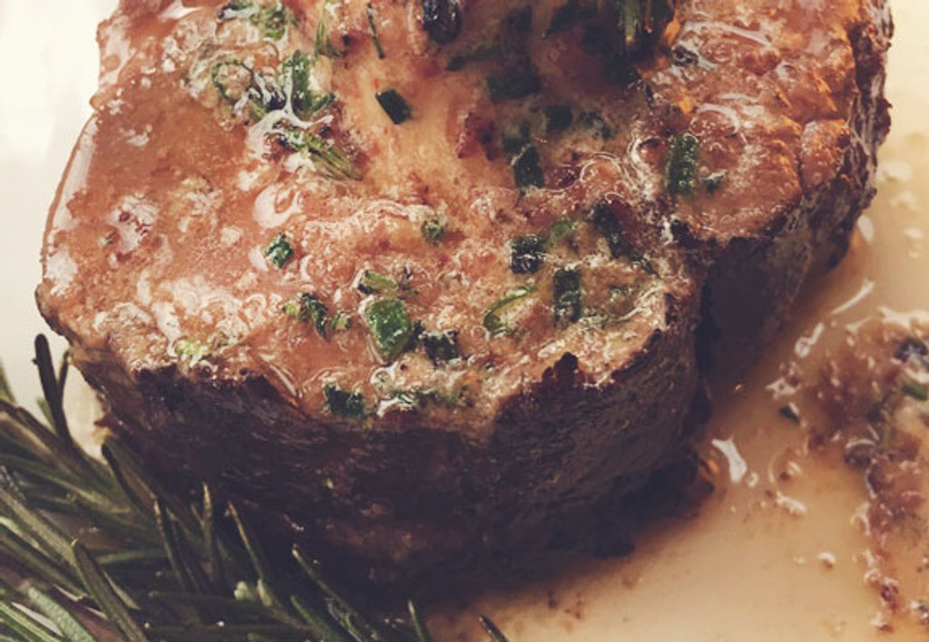 Bone Marrow Butter with Roasted Garlic and Herbs