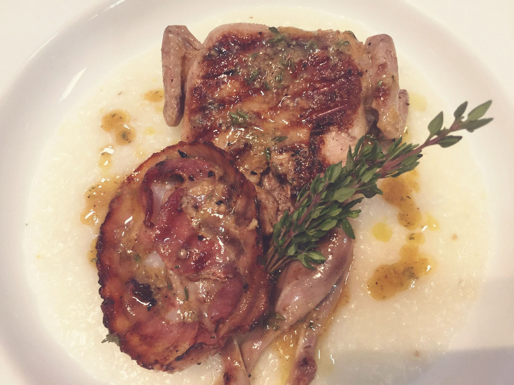 Sous Vide: Grilled Quail With Pancetta, Lemon, and Thyme 