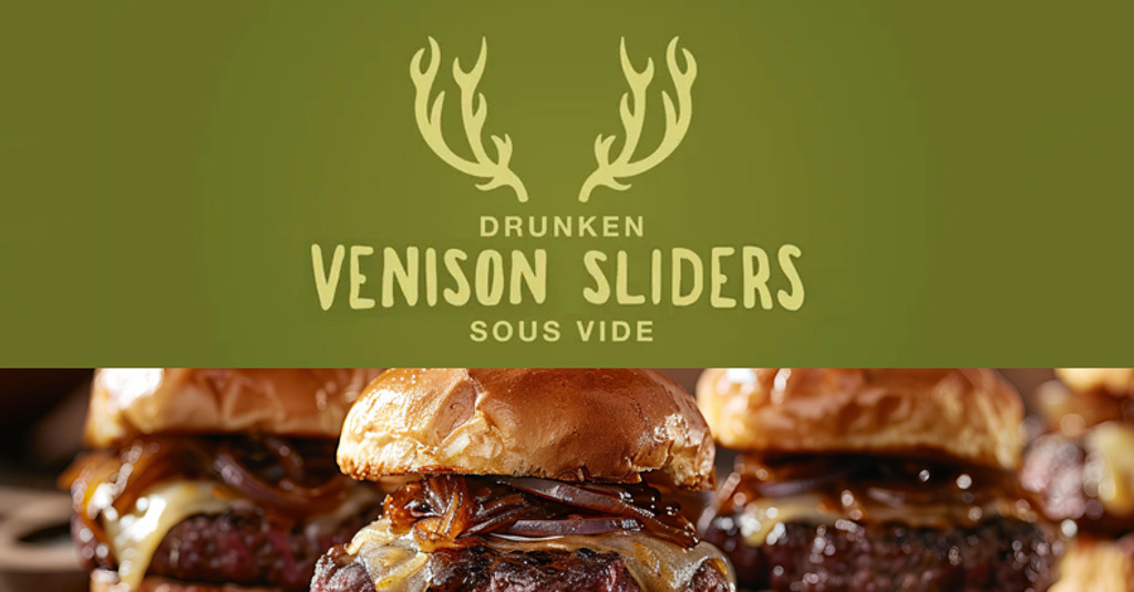 Drunken Venison Sliders Sous Vide