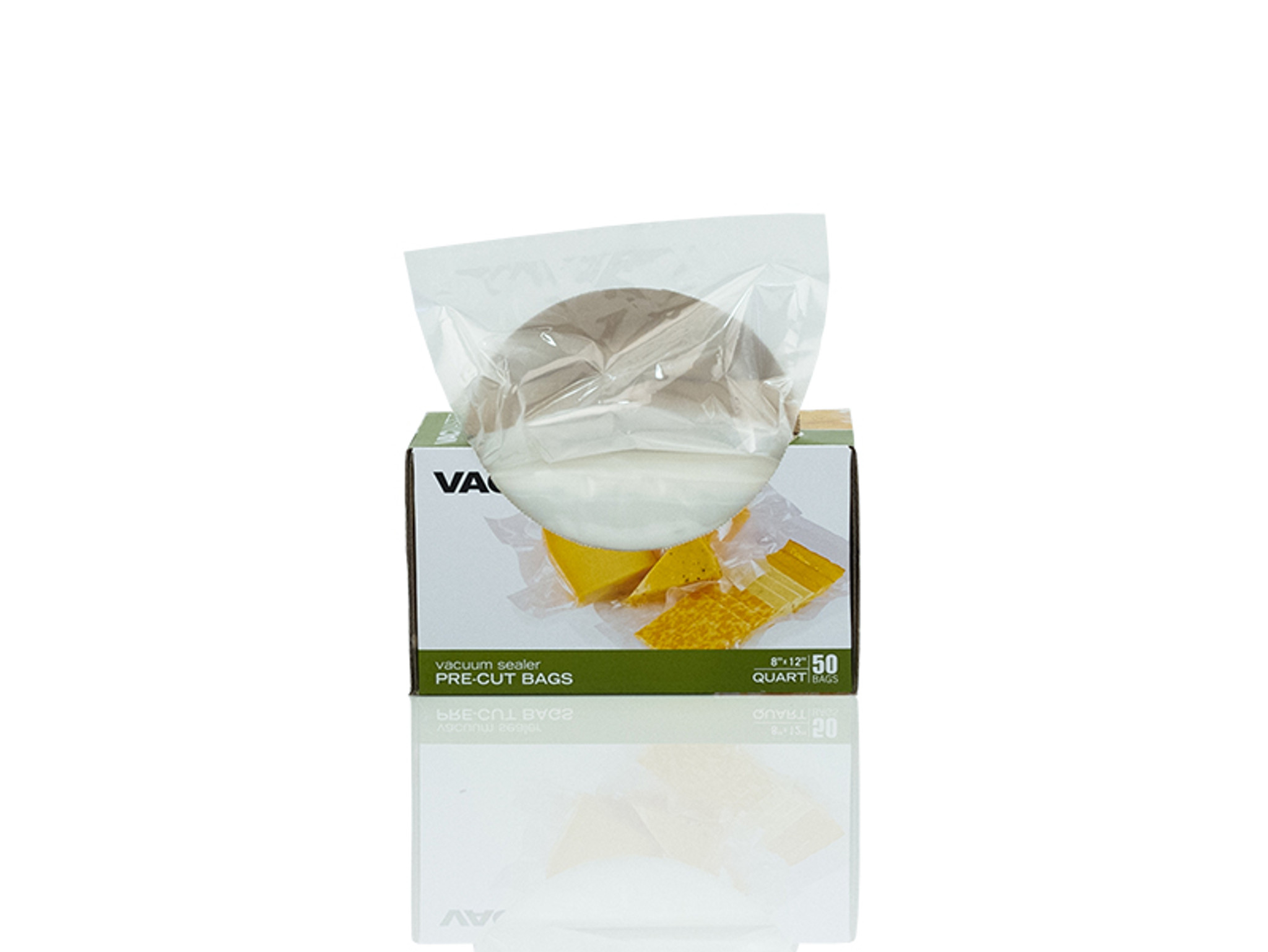 50 Pre-Cut Quart Sized Vacuum Sealer Bags (8.6 x 11.8)