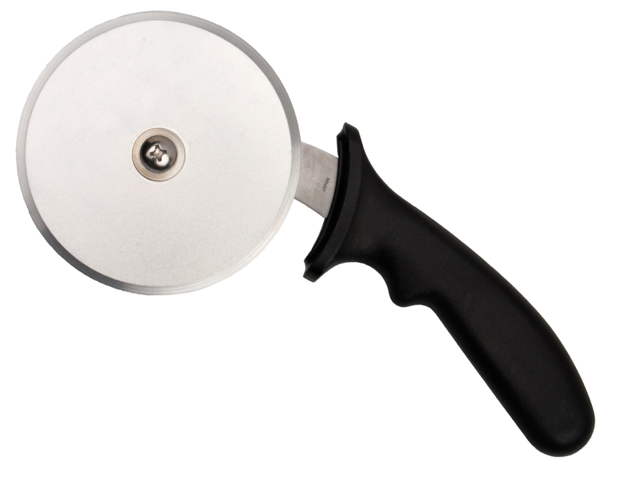 ARY 4 Stainless Steel Pizza Cutter with Soft Grip CG3000 Black Handle  Z30254