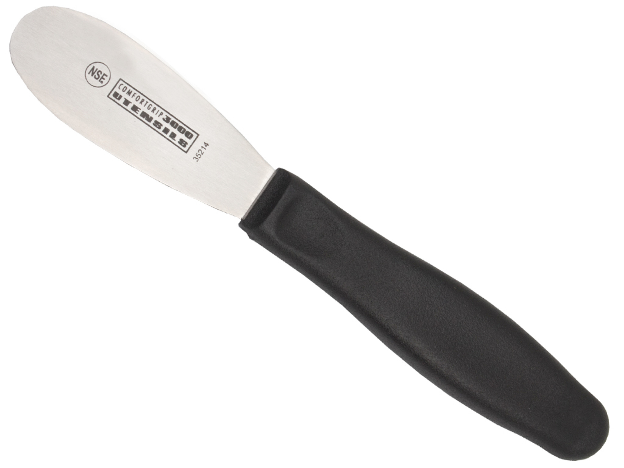 Sandwich Hand Made Knife, with White Plastic Handle Butter Spreader (2