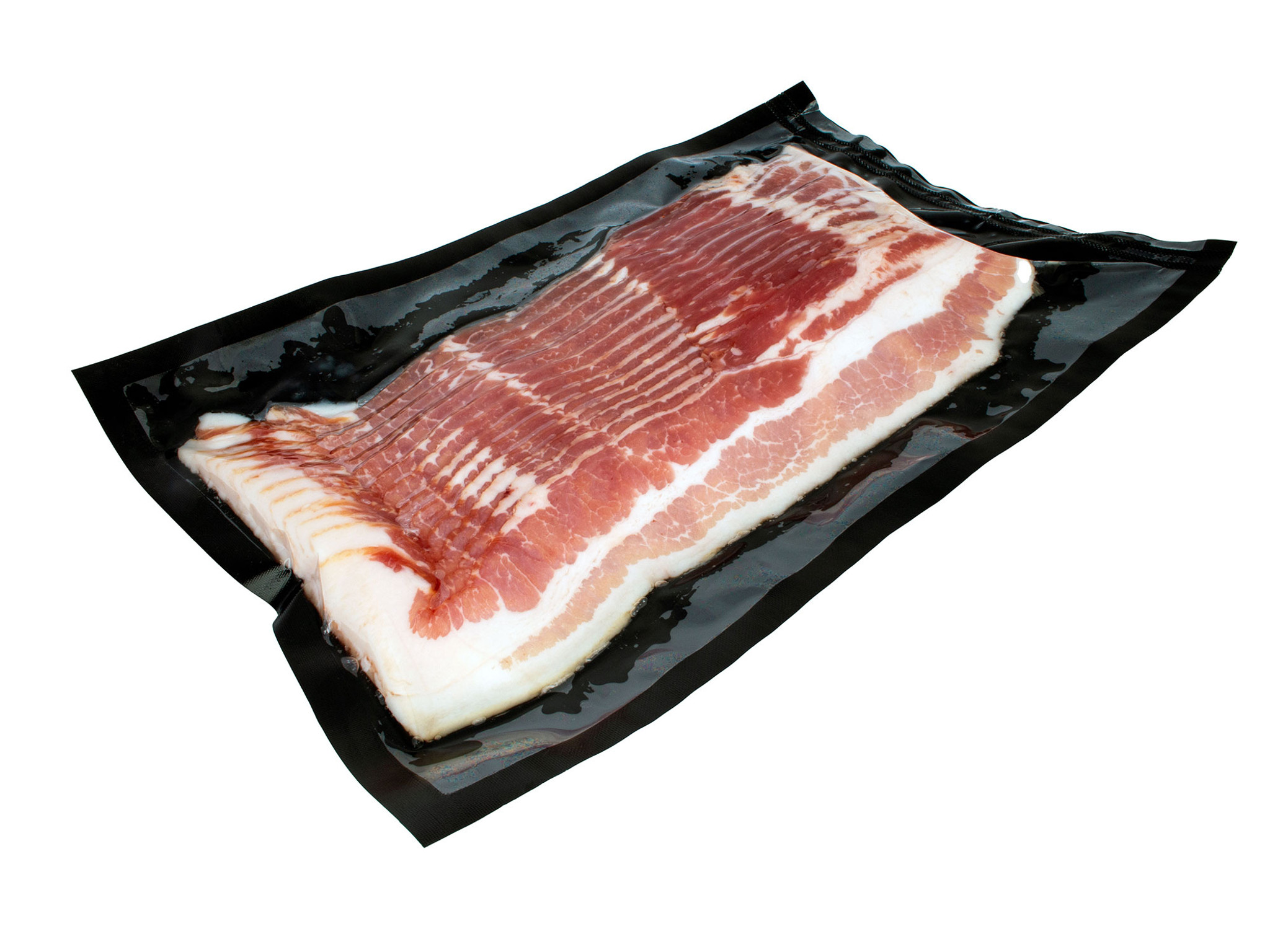 Meat Vacuum Bags with Black Background