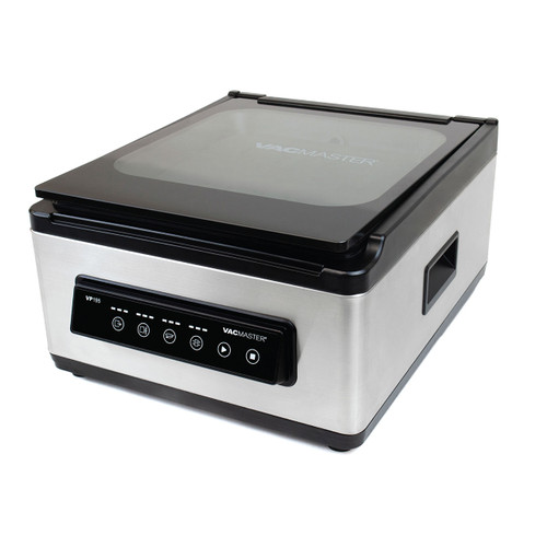 VacMaster VP195 Chamber & External Vacuum Sealer full top view on white background