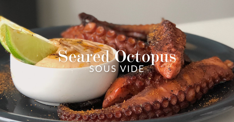 Sous Vide Octopus with Lake Effect Cream