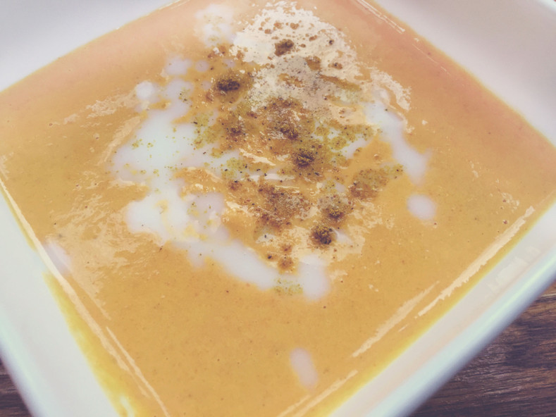 Carrot, Ginger And Curry Soup Sous Vide