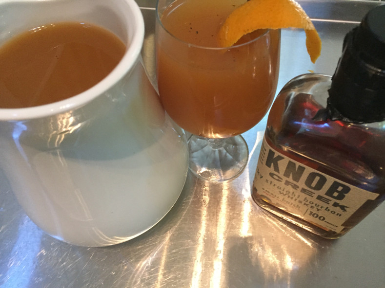 Mulled Cider with Maple Sous Vide