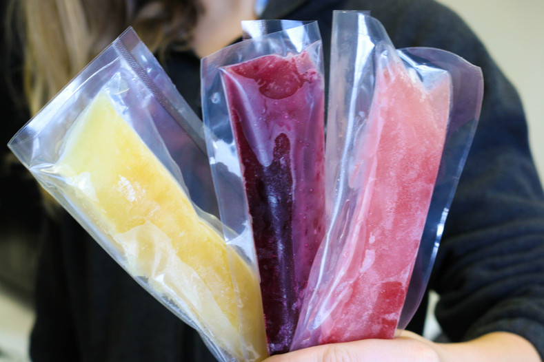 Homemade Popsicle's for Spring Break