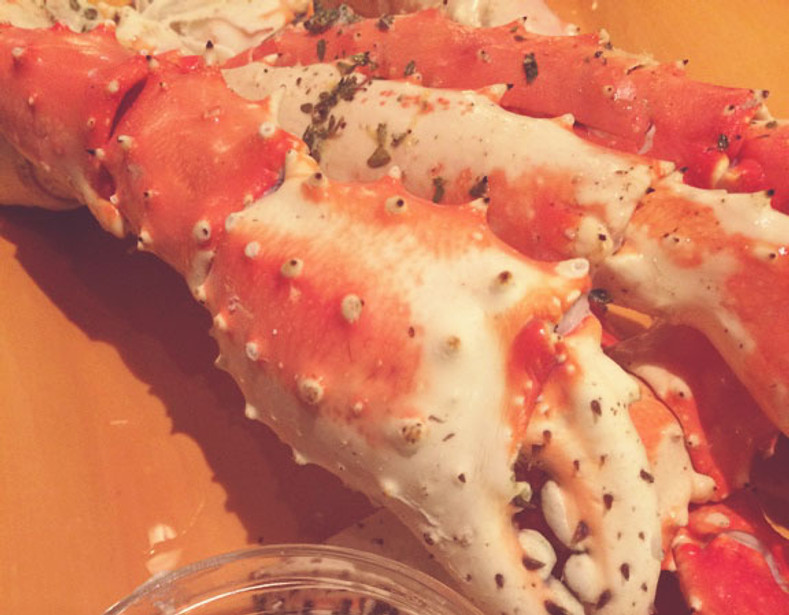 New Years Eve with Chef Eric Villegas Alaskan King Crab Legs with Lemon Garlic Herb Butter!