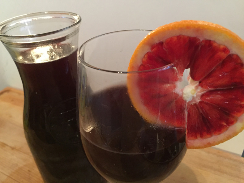 Mulled Wine with Blood Orange & Port