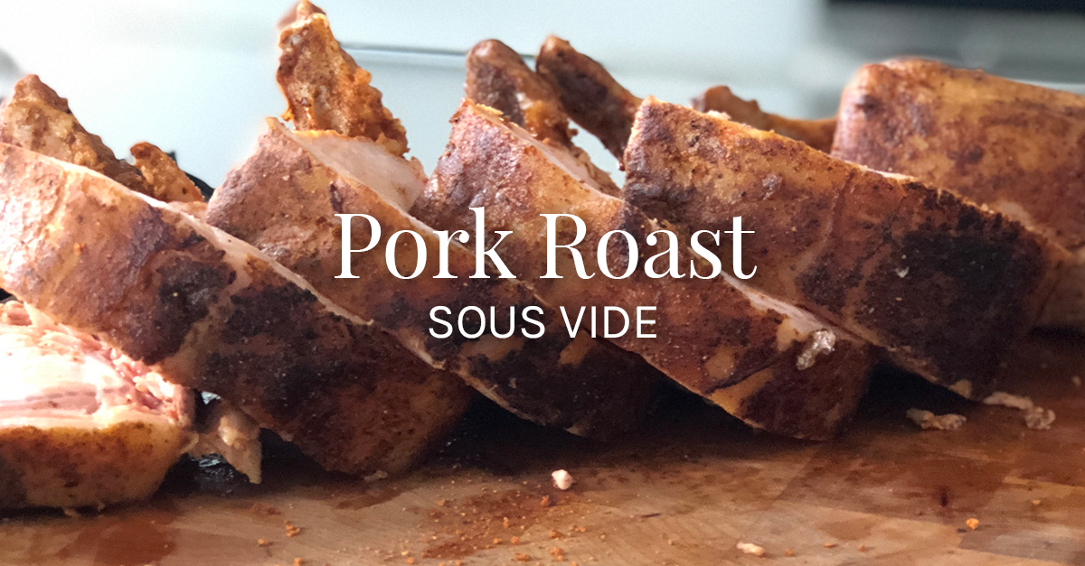 Pork Rib Roast with Michigan Maple Spice Blend Sous Vide Recipe VacMaster