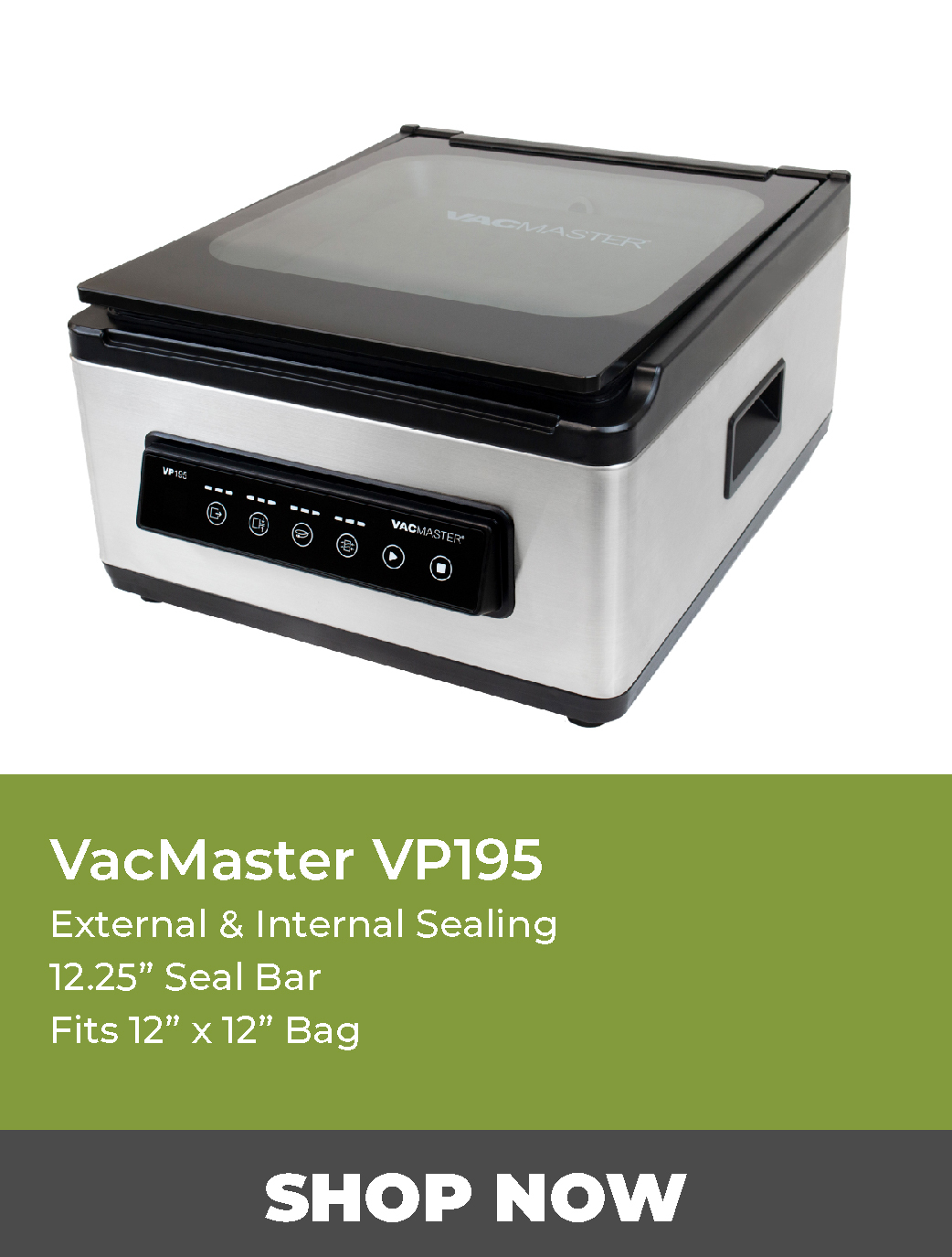 VP195 Chamber & External Sealer VP195 Chamber & External Sealer