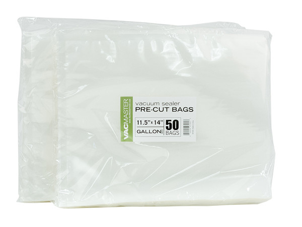 Vacmaster 947260 Bulk - 11.5 x 14 Full Mesh Vacuum Seal Gallon Bags - 50 Pack