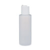 4 oz Natural (Semi-Translucent) Plastic Bottle with Disc Cap