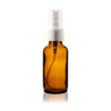 1 oz Amber Glass Bottle with Spray Atomizer
