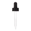 Glass Black Bulb Dropper for 2 oz Glass Bottles