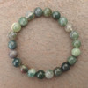 Jasper Fancy 8 mm Round Bead Stretch Bracelet