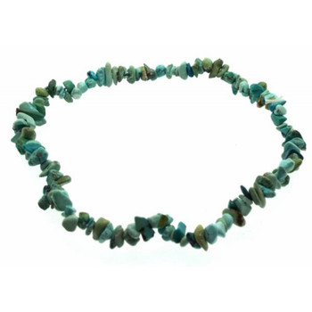 Turquoise Chip Stretch Bracelet