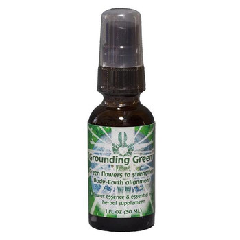 Grounding Green Flower Essence Spray 1 oz