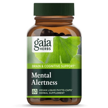 Mental Alertness 60 Liquid Herbal Extract Capsules