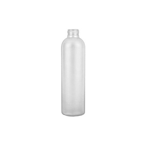 16 oz Natural (Semi-Translucent) Plastic Bottle with Poly Flip Spout