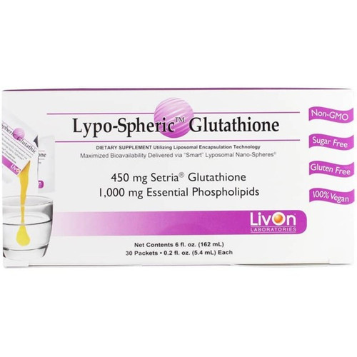 Lypospheric Glutathione GSH 30 packets 5.4 mg