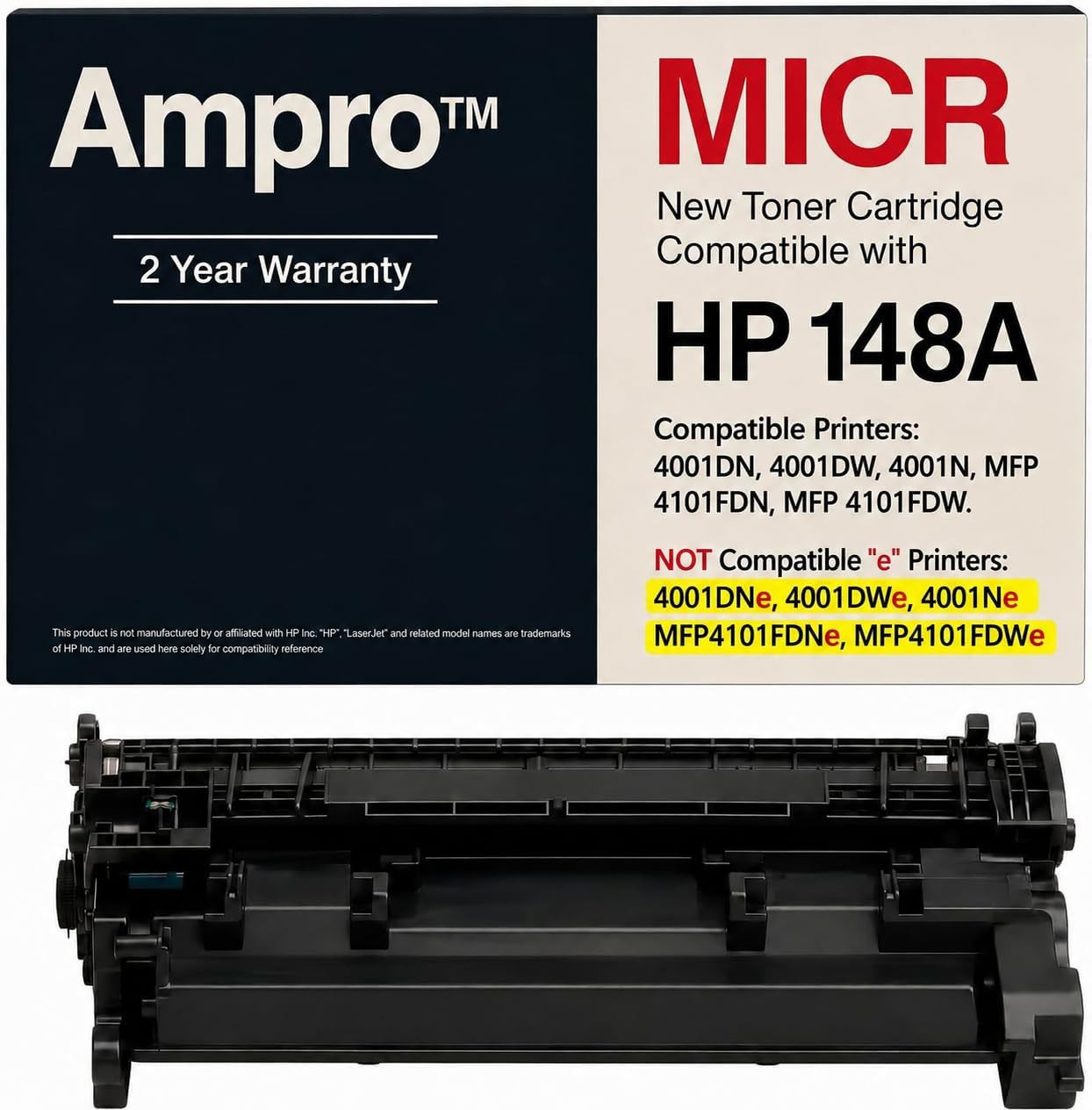 HP 148A MICR, HP 148A MICR Toner Cartridge, W1480A MICR Toner Cartridge , 148A MICR