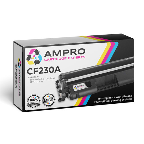 HP CF230A MICR Toner or HP 30A MICR Compatible for HP LaserJet Pro M203d, M203dn, M203dw, MFP M227d, MFP M227fdn, MFP M227fdw