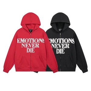 Emotions Never Die” Zip-Up Hoodie