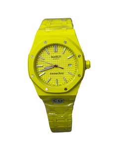 Vibrant Electric-Yellow Watch