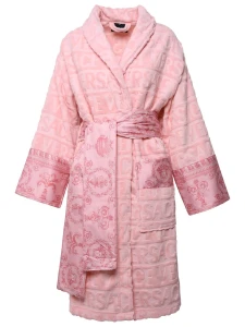 Pink Baroque Jacquard Luxury Bathrobe