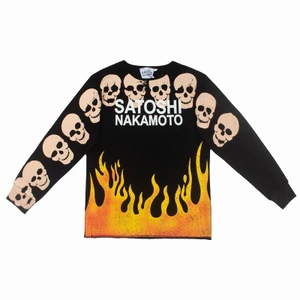 Nakamoto Skull & Flames Long Sleeve