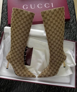 Golden Brown GG Boots