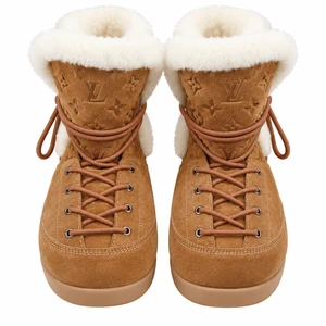 Shearling Monogram Winter Boots