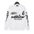 White Long-Sleeve Graphic Tee